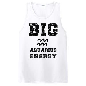 Big Aquarius Energy January February Birthday Zodiac Funny PosiCharge Competitor Tank