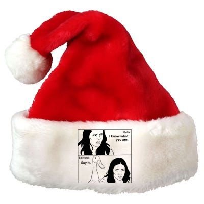 Bella And Edward The Vampire Duck Novelty Design Premium Christmas Santa Hat