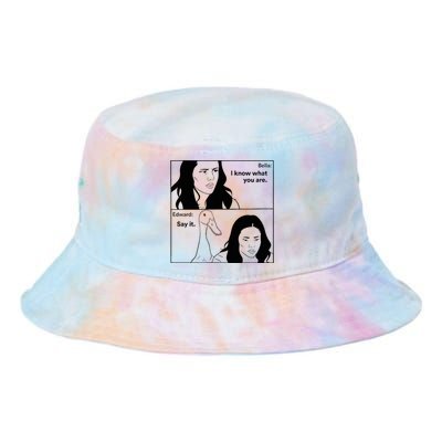 Bella And Edward The Vampire Duck Novelty Design Tie Dye Newport Bucket Hat