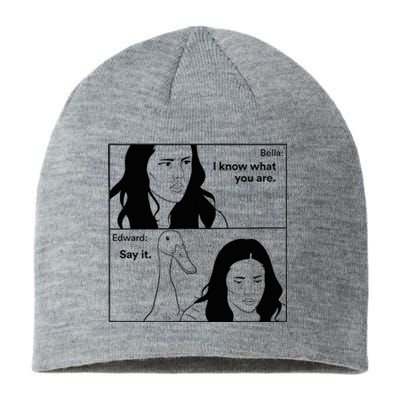 Bella And Edward The Vampire Duck Novelty Design Sustainable Beanie