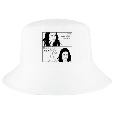 Bella And Edward The Vampire Duck Novelty Design Cool Comfort Performance Bucket Hat