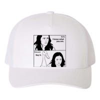 Bella And Edward The Vampire Duck Novelty Design Yupoong Adult 5-Panel Trucker Hat