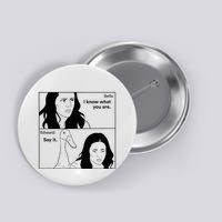 Bella And Edward The Vampire Duck Novelty Design Button