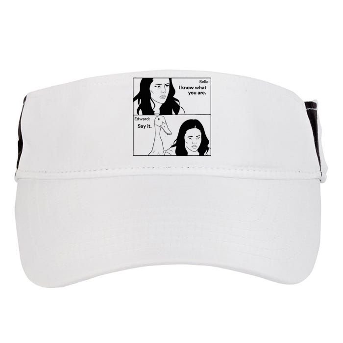 Bella And Edward The Vampire Duck Novelty Design Adult Drive Performance Visor