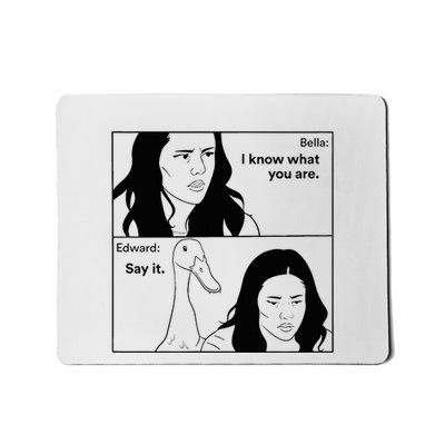 Bella And Edward The Vampire Duck Novelty Design Mousepad