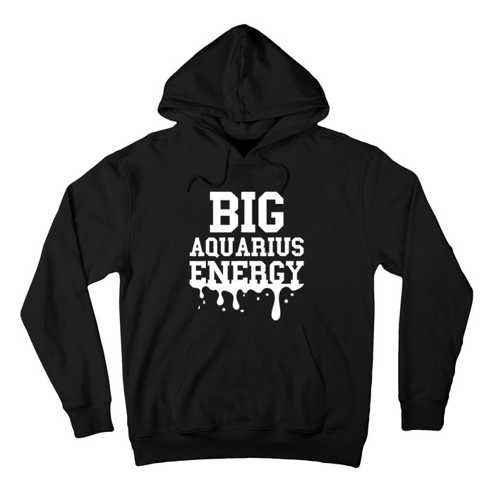 Big Aquarius Energy Women Zodiac Sign Drip Birthday Hoodie