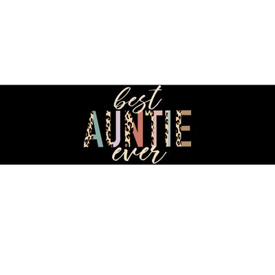 Best Auntie Ever Gifts Aunt Leopard Print Mothers Day Bumper Sticker