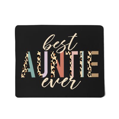 Best Auntie Ever Gifts Aunt Leopard Print Mothers Day Mousepad