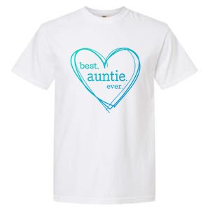 Best Auntie Ever Gift Mothers Day White Heart Garment-Dyed Heavyweight T-Shirt