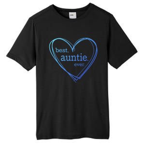 Best Auntie Ever Gift Mothers Day White Heart Tall Fusion ChromaSoft Performance T-Shirt