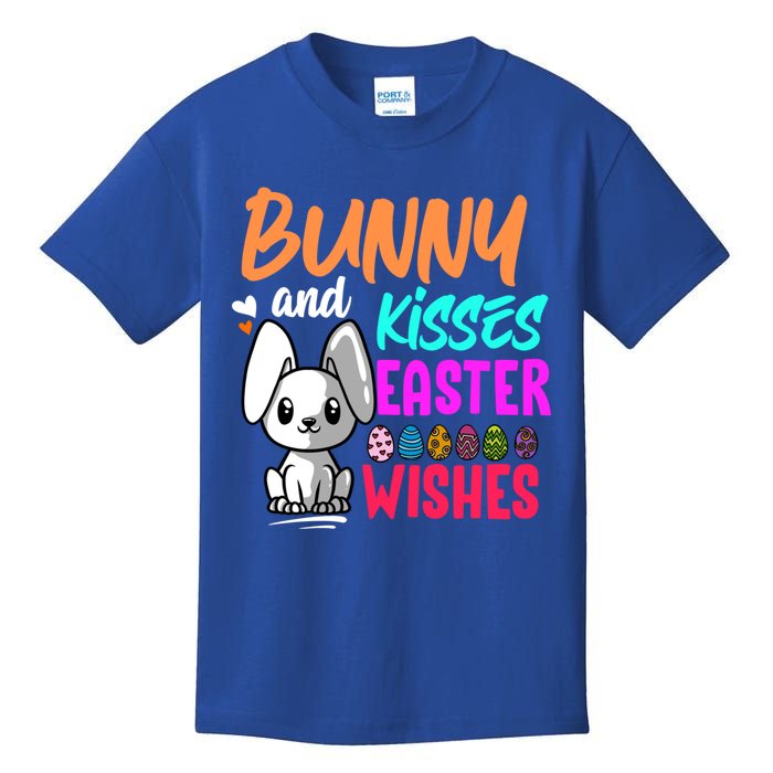 Bunny And Easter Wishes Easter Bunny Lover Gift Kids T-Shirt