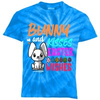 Bunny And Easter Wishes Easter Bunny Lover Gift Kids Tie-Dye T-Shirt