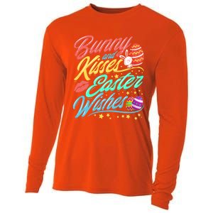 Bunny And Easter Wishes Easter Egg Gift Gift Cooling Performance Long Sleeve Crew