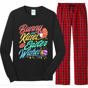 Bunny And Easter Wishes Easter Egg Gift Gift Long Sleeve Pajama Set