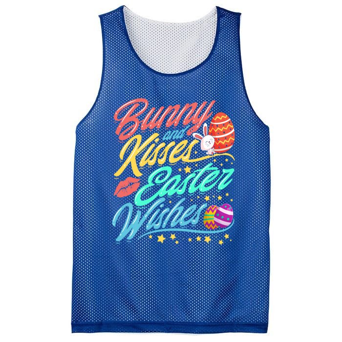 Bunny And Easter Wishes Easter Egg Gift Gift Mesh Reversible Basketball Jersey Tank