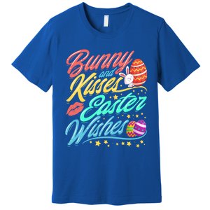 Bunny And Easter Wishes Easter Egg Gift Gift Premium T-Shirt