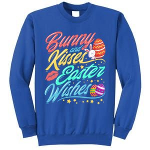 Bunny And Easter Wishes Easter Egg Gift Gift Tall Sweatshirt