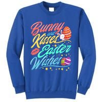 Bunny And Easter Wishes Easter Egg Gift Gift Tall Sweatshirt