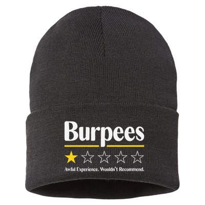 Burpees Awful Experience WouldnT Recommend Sustainable Knit Beanie