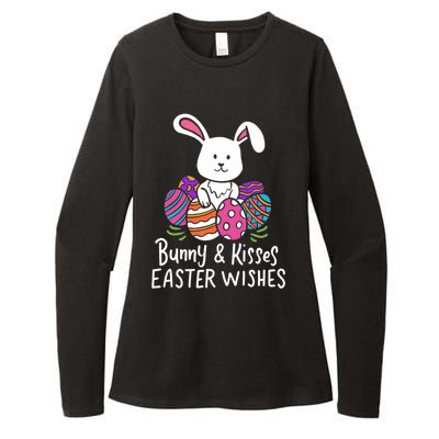 Bunny And Easter Wishes Happy Easter Rabbit Costume Funny Gift Womens CVC Long Sleeve Shirt