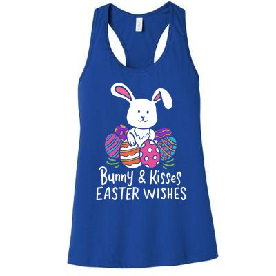 Bunny And Easter Wishes Happy Easter Rabbit Costume Funny Gift Women's Racerback Tank