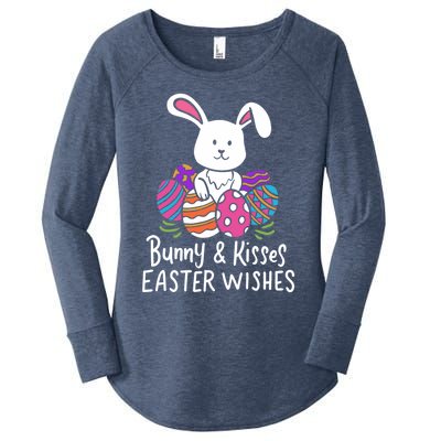 Bunny And Easter Wishes Happy Easter Rabbit Costume Funny Gift Women's Perfect Tri Tunic Long Sleeve Shirt