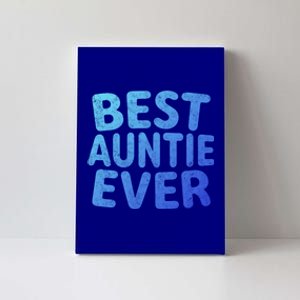 Best Auntie Ever Gift Funny Mothers Day Gift Christmas Cool Gift Canvas