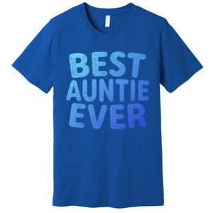 Best Auntie Ever Gift Funny Mothers Day Gift Christmas Cool Gift Premium T-Shirt