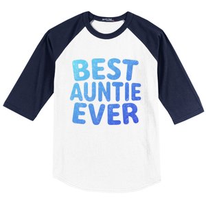 Best Auntie Ever Gift Funny Mothers Day Gift Christmas Cool Gift Baseball Sleeve Shirt