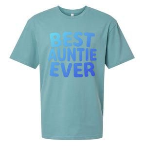 Best Auntie Ever Gift Funny Mothers Day Gift Christmas Cool Gift Sueded Cloud Jersey T-Shirt