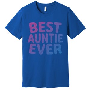 Best Auntie Ever Gift Funny Mothers Day Gift Christmas Cool Gift Premium T-Shirt