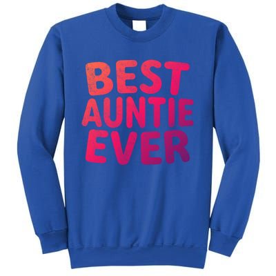 Best Auntie Ever Gift Funny Mothers Day Gift Christmas Cool Gift Sweatshirt