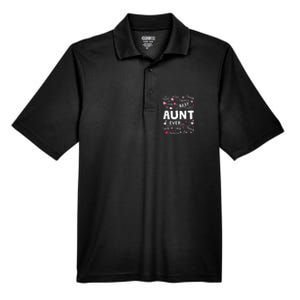 Best Aunt Ever Funny First Time Aunt Mothers Day Men's Origin Performance Pique Polo