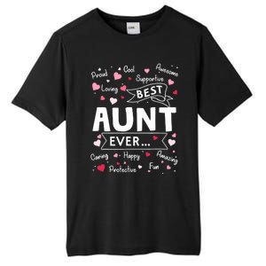 Best Aunt Ever Funny First Time Aunt Mothers Day Tall Fusion ChromaSoft Performance T-Shirt