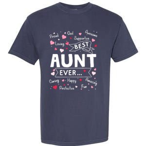 Best Aunt Ever Funny First Time Aunt Mothers Day Garment-Dyed Heavyweight T-Shirt