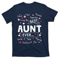 Best Aunt Ever Funny First Time Aunt Mothers Day T-Shirt