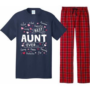 Best Aunt Ever Funny First Time Aunt Mothers Day Pajama Set