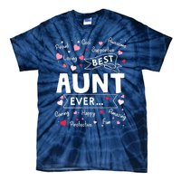 Best Aunt Ever Funny First Time Aunt Mothers Day Tie-Dye T-Shirt