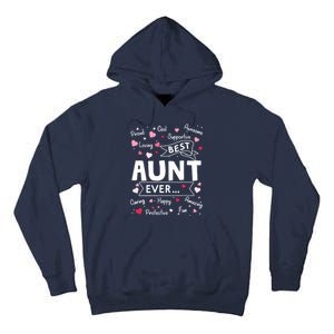 Best Aunt Ever Funny First Time Aunt Mothers Day Tall Hoodie