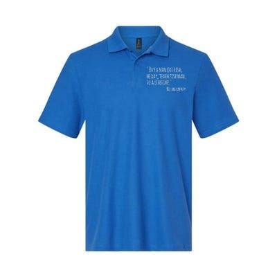 Buy A Eat Fish He Day Teach Fish To A Lifetime Cute Gift Softstyle Adult Sport Polo