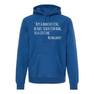 Buy A Eat Fish He Day Teach Fish To A Lifetime Cute Gift Premium Hoodie