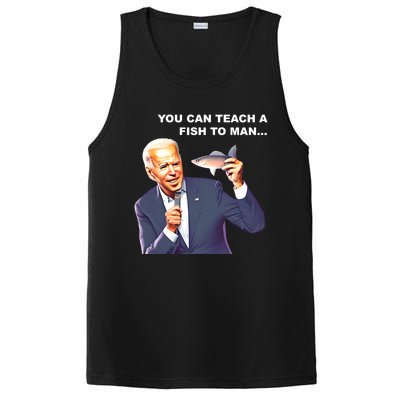 Buy A Eat Fish The Day Teach Funny Joe Biden Quote Cool Gift PosiCharge Competitor Tank