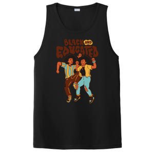 Black And Educated Retro Black History PosiCharge Competitor Tank