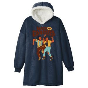 Black And Educated Retro Black History Hooded Wearable Blanket