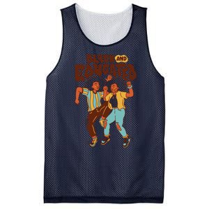 Black And Educated Retro Black History Mesh Reversible Basketball Jersey Tank