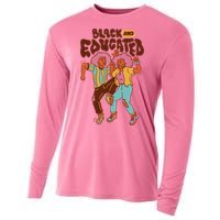 Black And Educated Retro Black History Cooling Performance Long Sleeve Crew