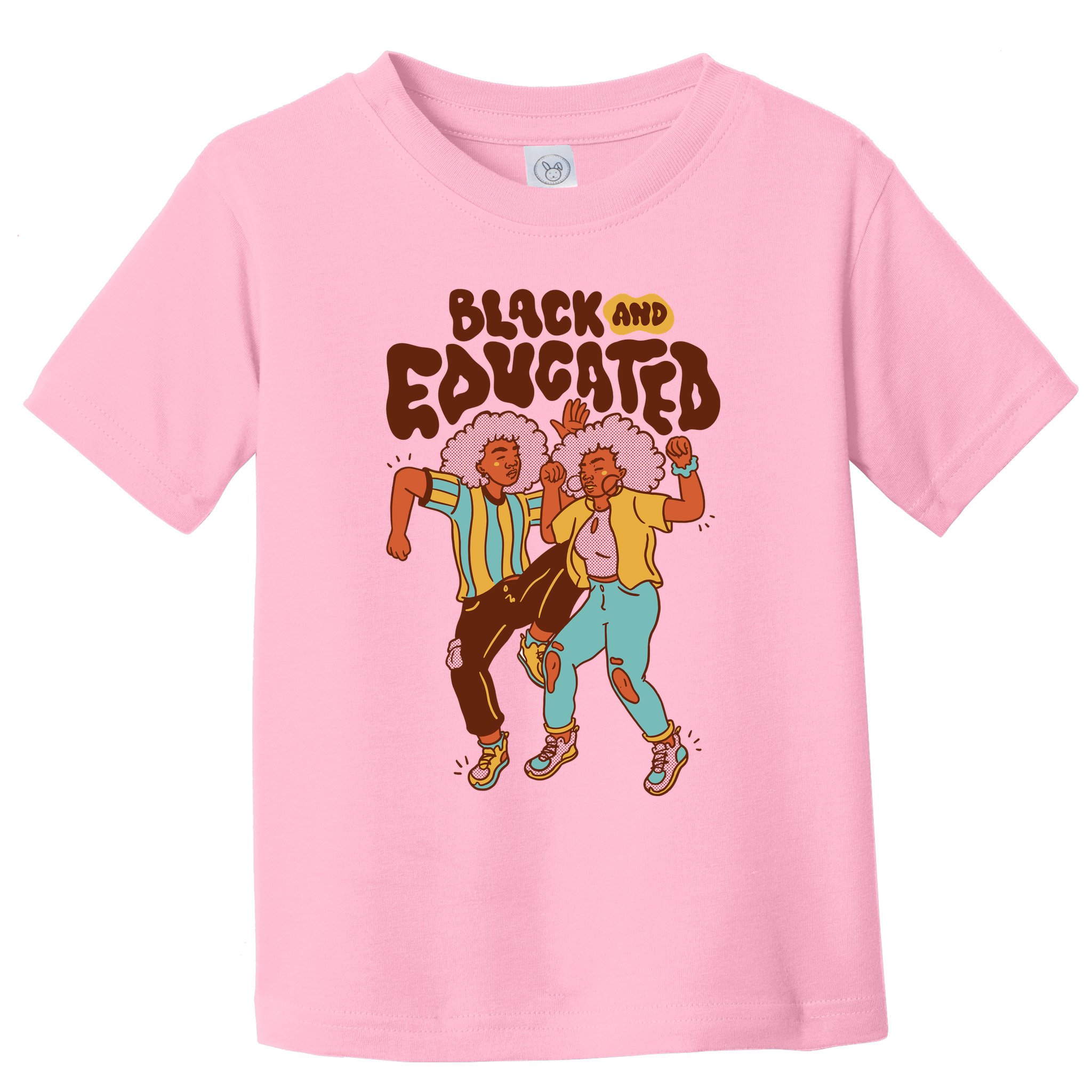 Black And Educated Retro Black History Toddler T-Shirt
