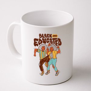 Black And Educated Retro Black History Coffee Mug