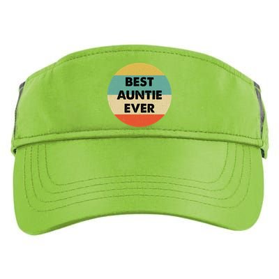 Best Auntie Ever Gift Adult Drive Performance Visor