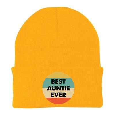 Best Auntie Ever Gift Knit Cap Winter Beanie